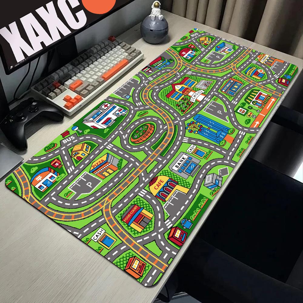 Desk Setup Gear - Alfombrilla de ratón de dibujos animados