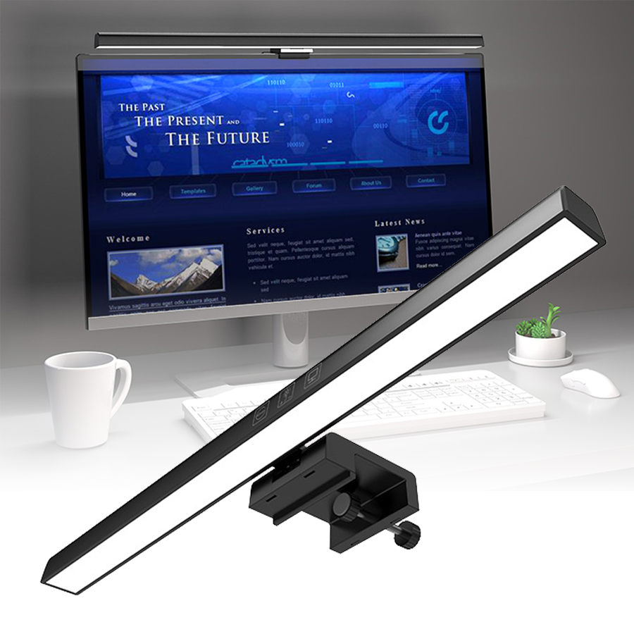 Desk Setup On Bed - Barra de luz LED para Monitor,