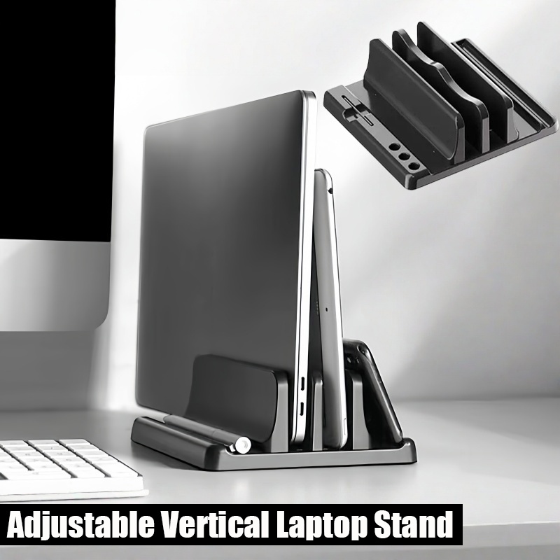 Vertical Laptop Stand - Soporte Vertical para Laptop, Soporte Multifuncional