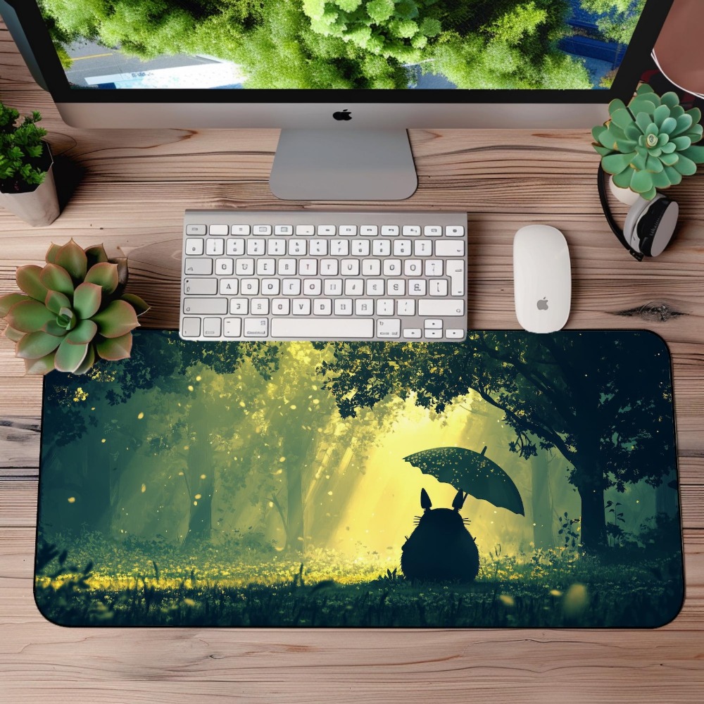 Desk Setup Aesthetic - Alfombrilla de Escritorio Grande con Diseño