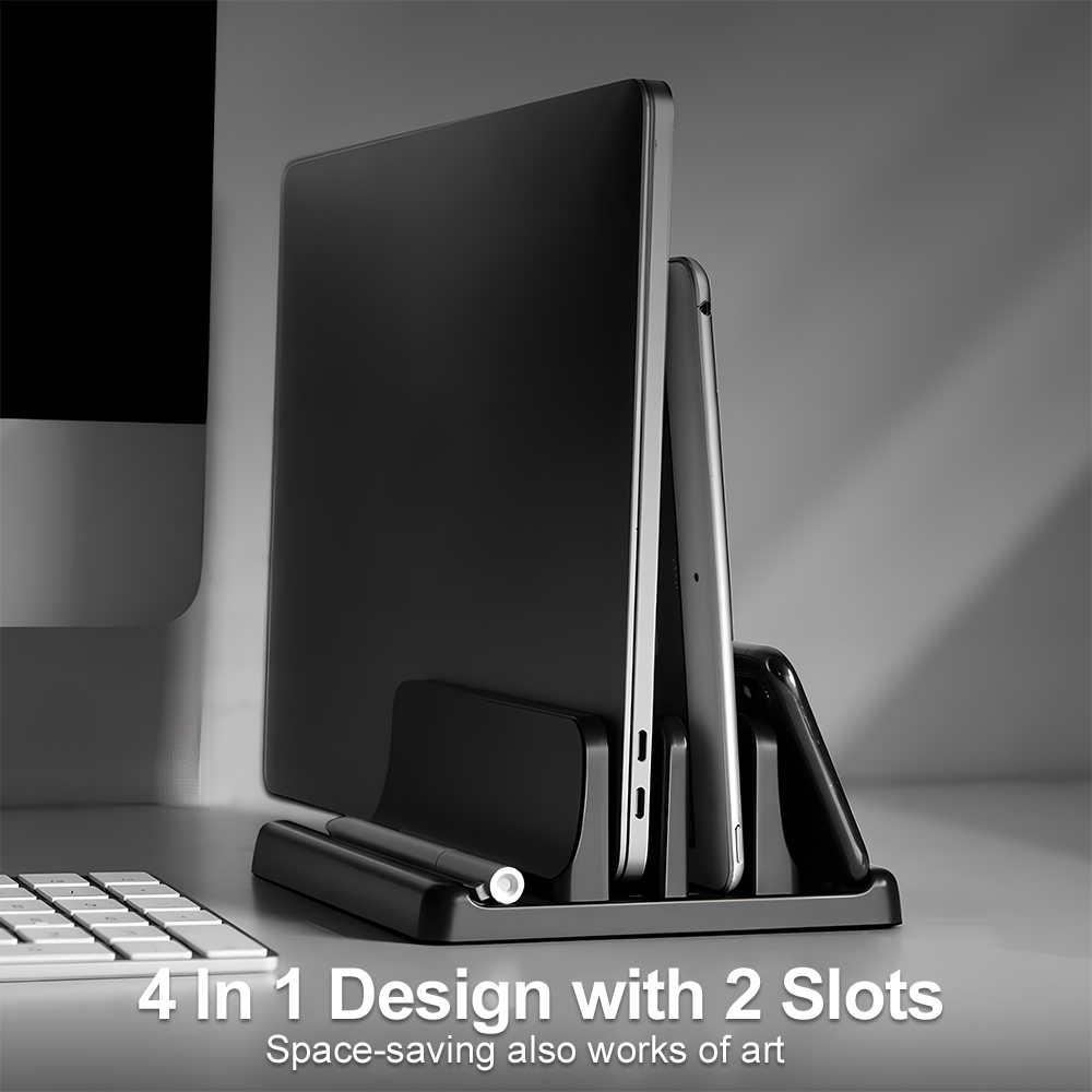 Vertical Laptop Stand - Soporte Vertical 4 en 1 para
