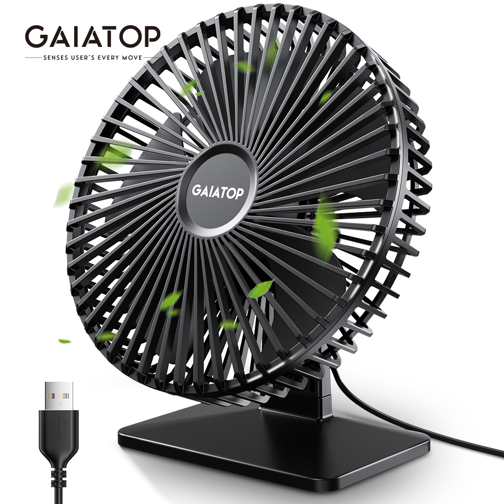 Desk Setup Gear - GAIATOP Ventilador de escritorio Ventilador USB