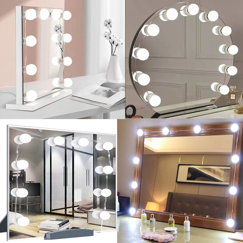 Desk Setup Lighting - Bombillas de maquillaje para espejo de