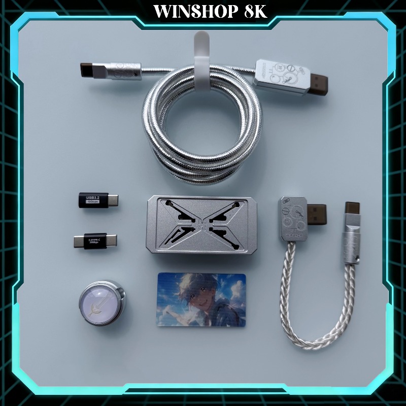 Desk Setup Aesthetic - WINSHOP Esports HUB, Hub USB Dual-In