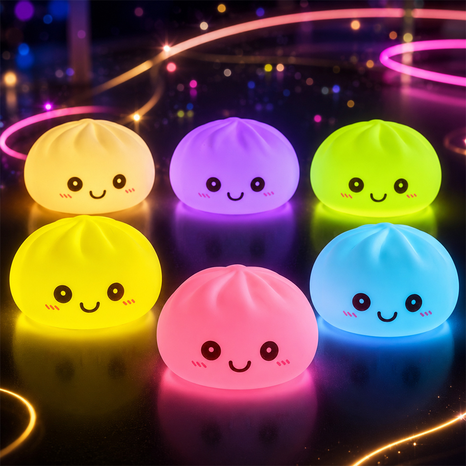 Desk Setup Lighting - Nuevas luces nocturnas de dumplings, adorno