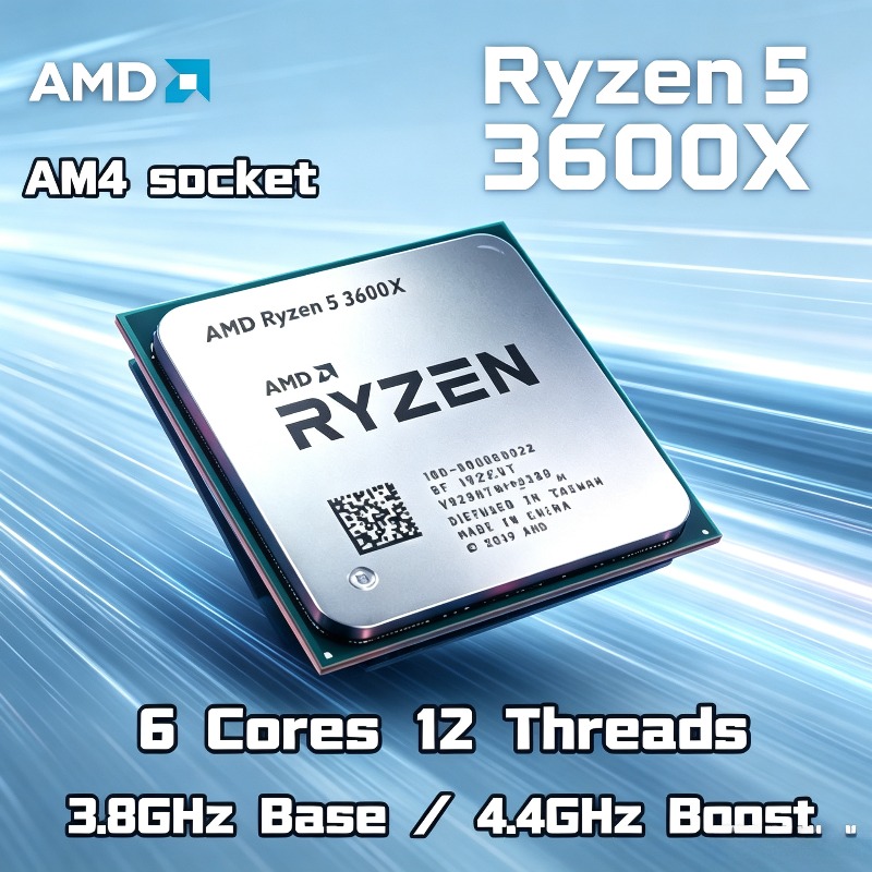 Amd Cpu Ryzen 5 - Procesador CPU 7NM 95W L3=32M 100-000000022