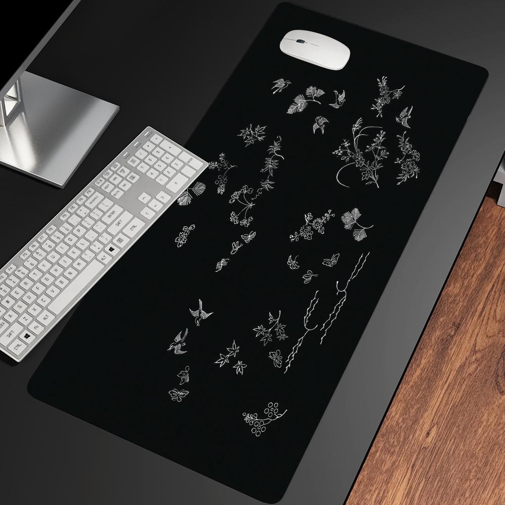 Desk Setup With Plants - Alfombrilla de ratón Plant Bird, accesorios