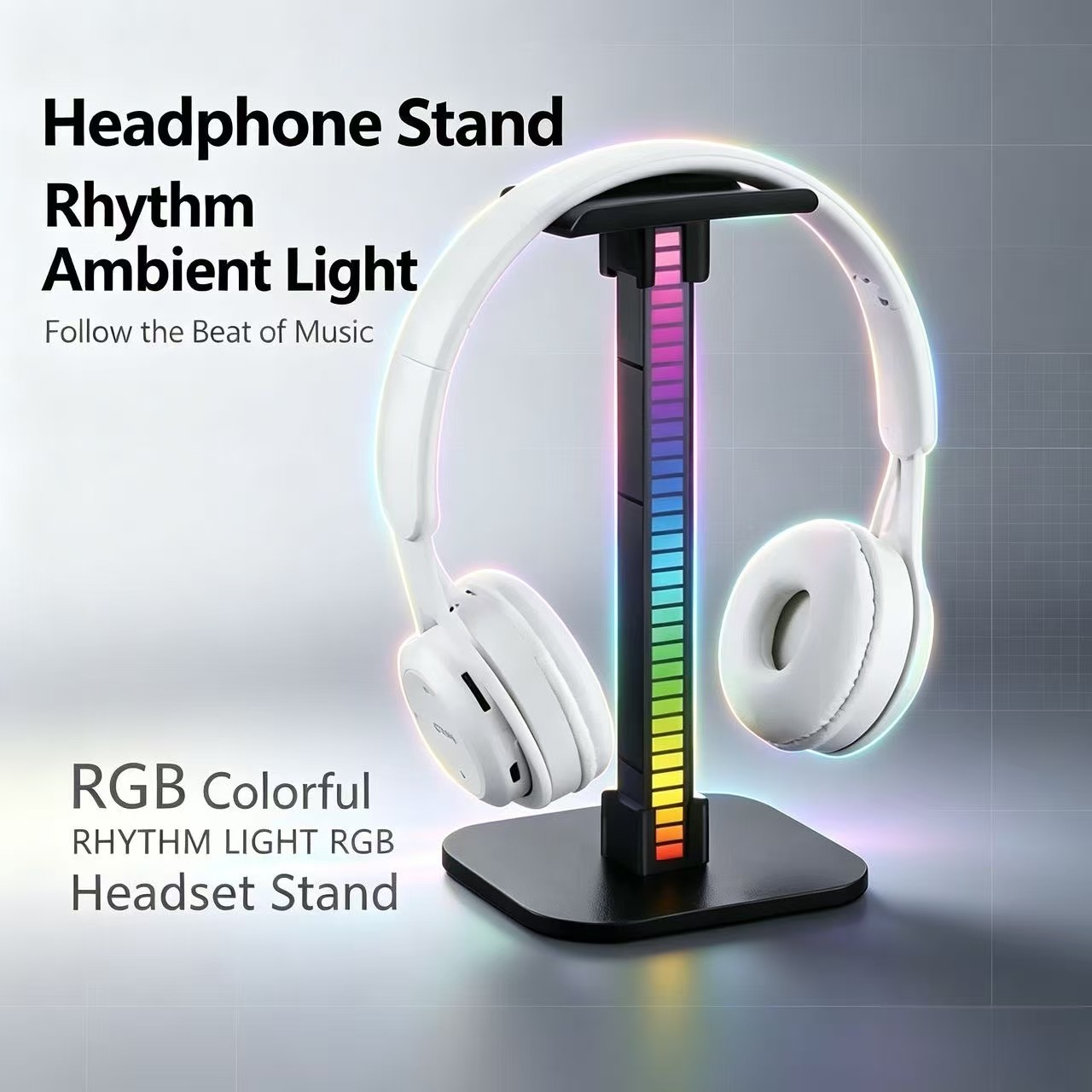 Desk Setup Lighting - Soporte para Auriculares de Juego USB
