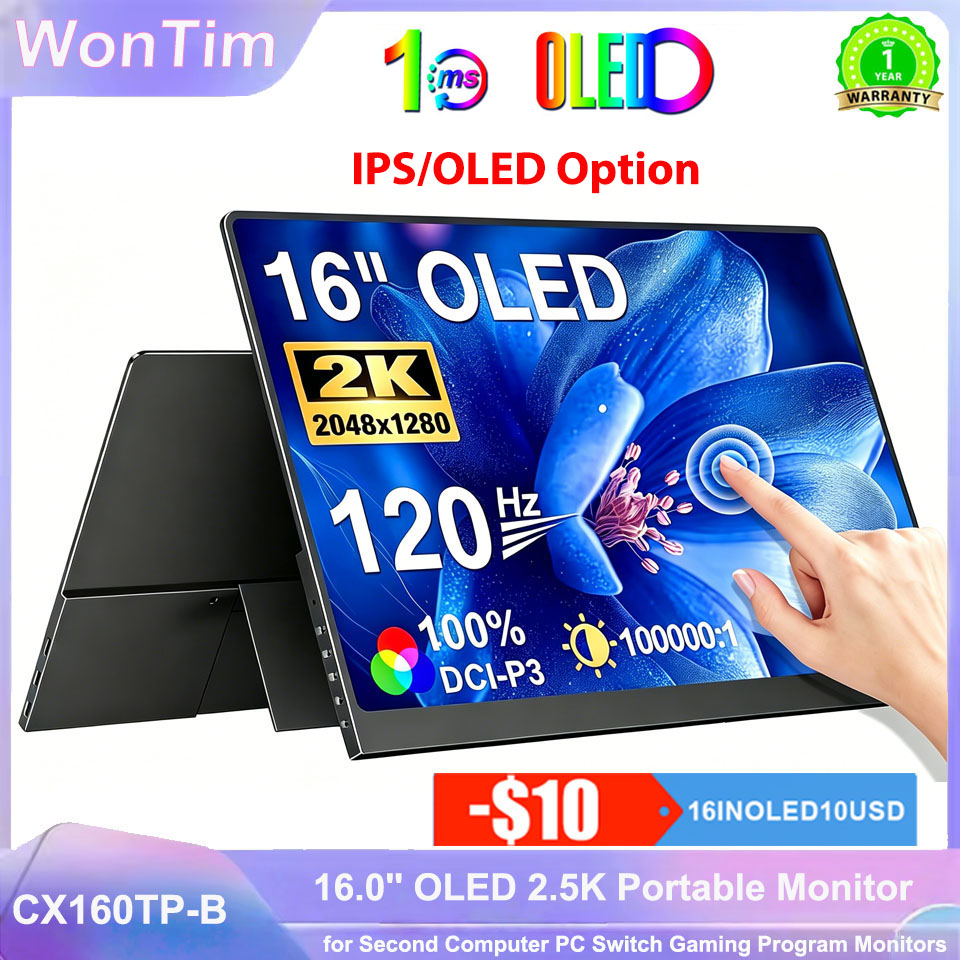 Vertical Laptop Stand - Monitor portátil con pantalla de 16,0