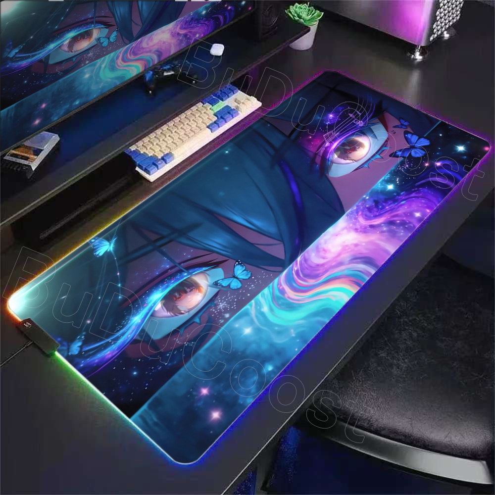 Desk Setup Gaming Pc - Alfombrilla de escritorio RGB, hermoso atajo