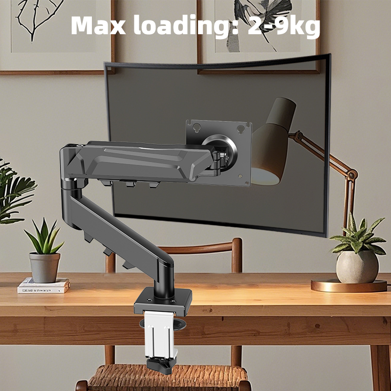 Brazo de Monitor único para pa - Desk Setup Monitor Arm reseña y precio