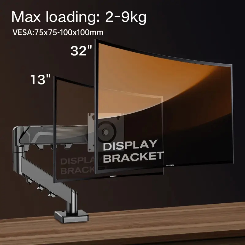 Brazo de Monitor único para pa - Desk Setup Monitor Arm reseña y precio