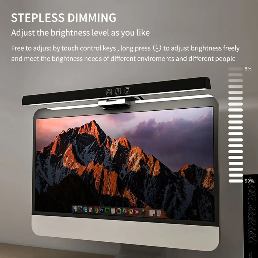 Barra de luz LED para Monitor, - Desk Setup On Bed reseña y precio