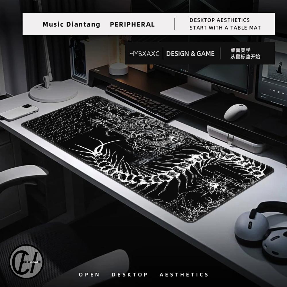 Alfombrilla de escritorio negr - Desk Setup Aesthetic reseña y precio