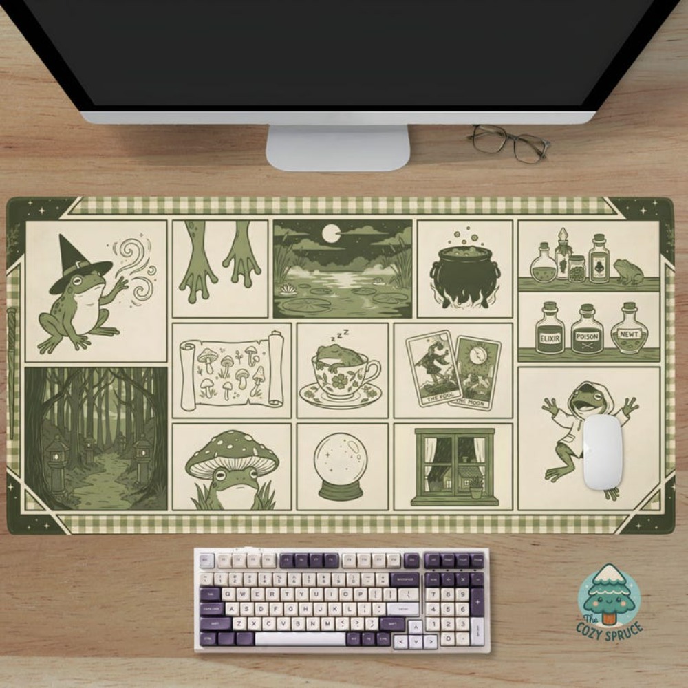 Alfombrilla de escritorio Witc - Desk Setup Aesthetic reseña y precio