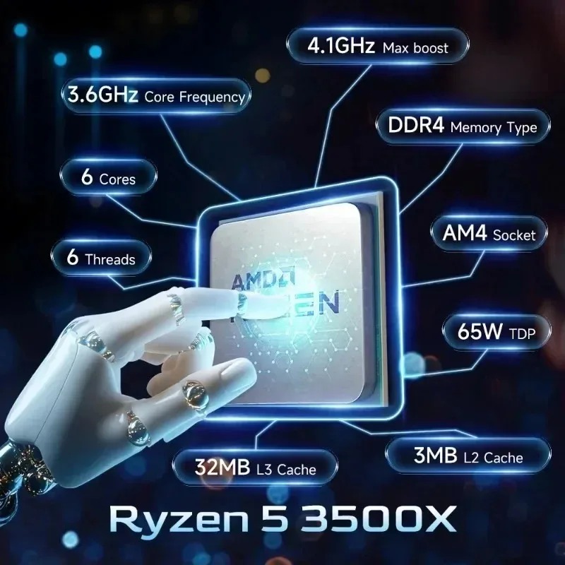 AMD R5 3500X CPU Original Nuev - Amd Cpu Ryzen 5 reseña y precio