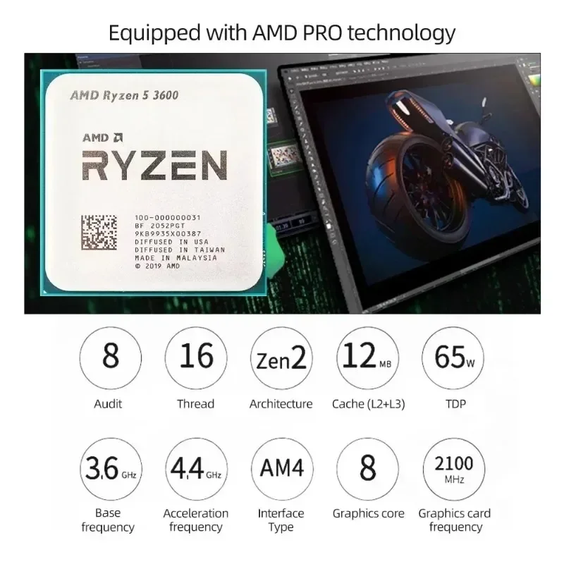 Procesador CPU AMD Ryzen 5 R5  - Amd Cpu Ryzen 5 reseña y precio