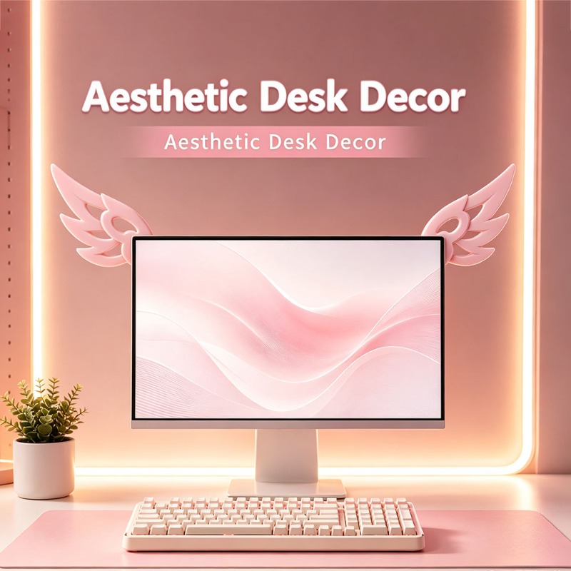 Decoración de Alas 3D Kawaii p - Desk Setup Aesthetic reseña y precio