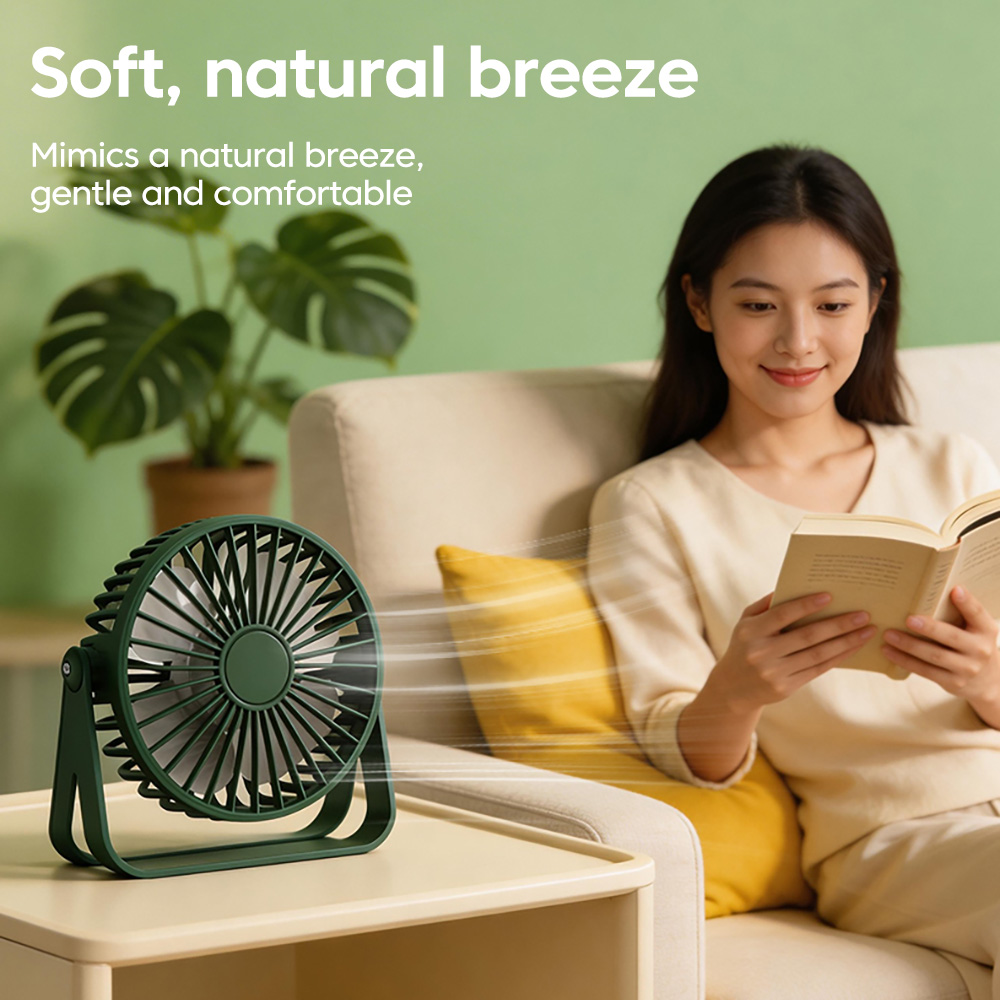 Mini ventilador de escritorio  - Desk Setup Gear reseña y precio