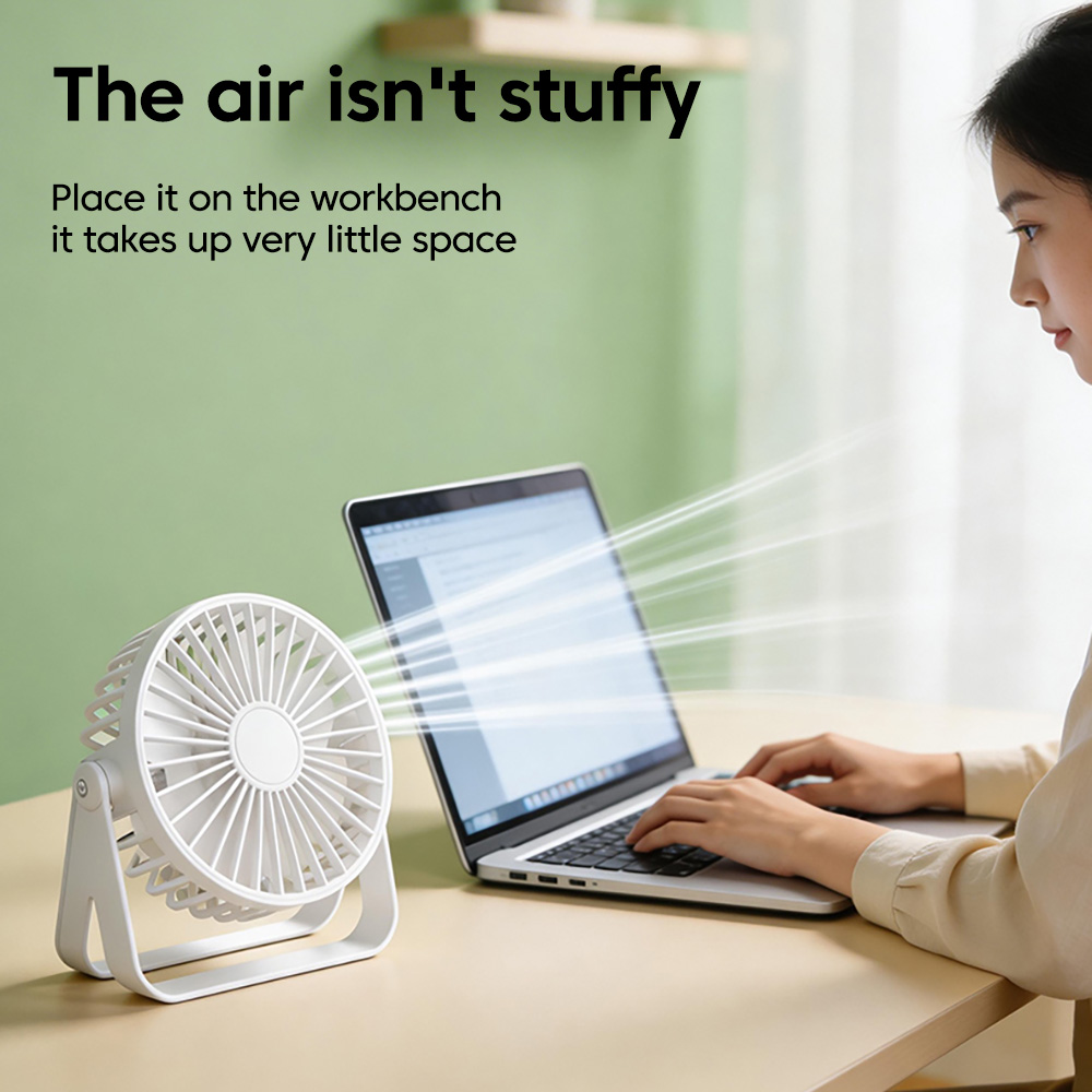 Mini ventilador de escritorio  - Desk Setup Gear reseña y precio