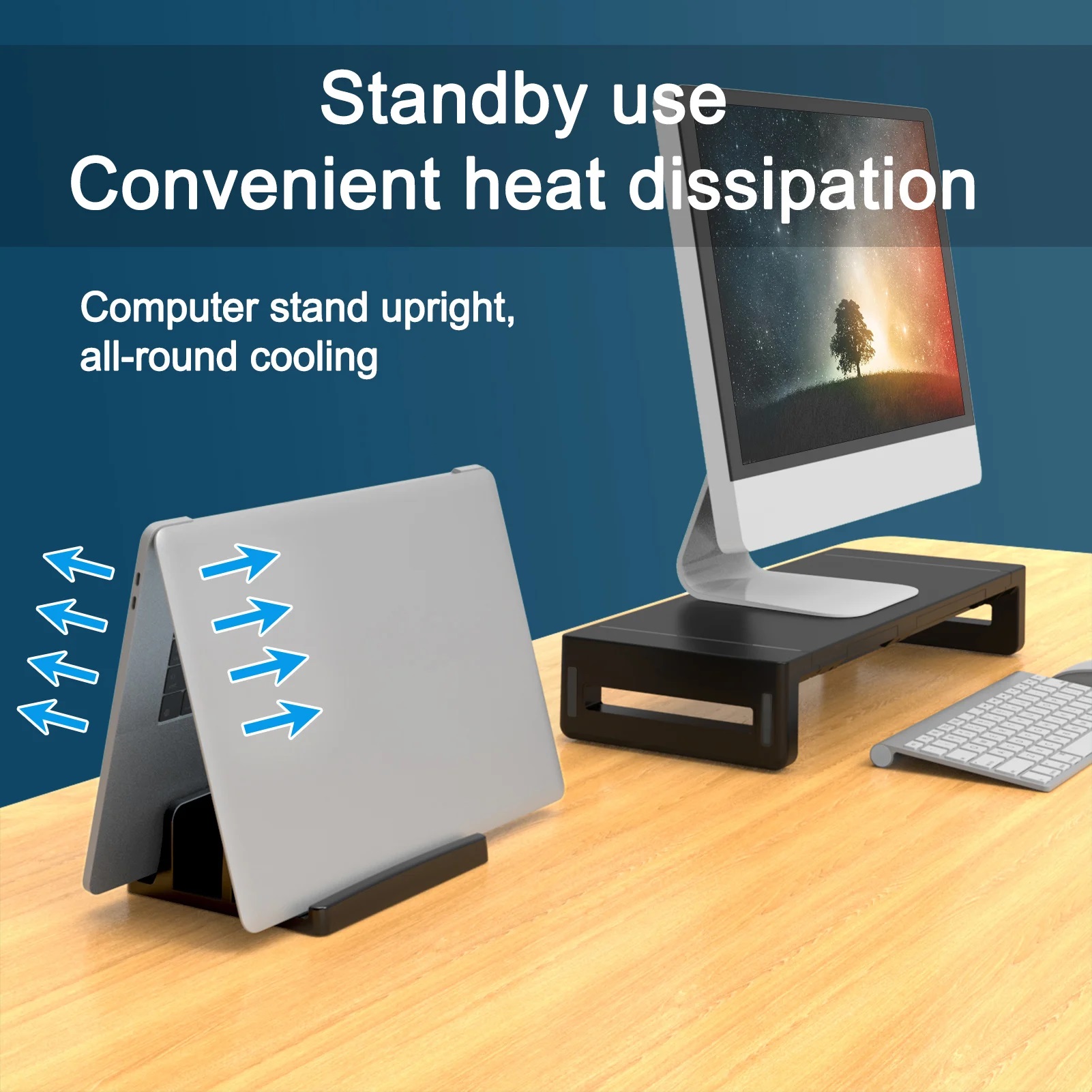 Soporte para computadora portá - Vertical Laptop Stand reseña y precio