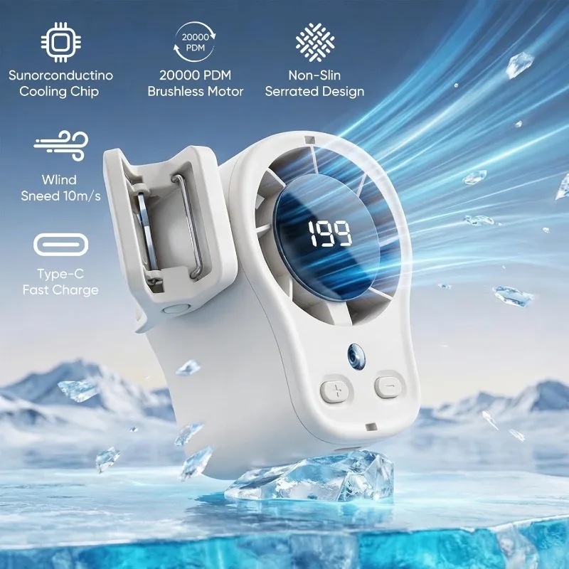 Ventilador de coche con clip,  - Desk Setup Gear reseña y precio