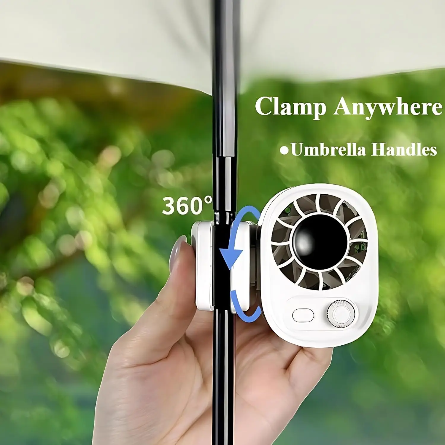 Ventilador de coche con clip,  - Desk Setup Gear reseña y precio