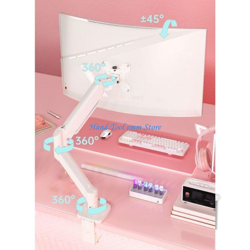 Brazo largo del Monitor estruc - Desk Setup Monitor Arm reseña y precio