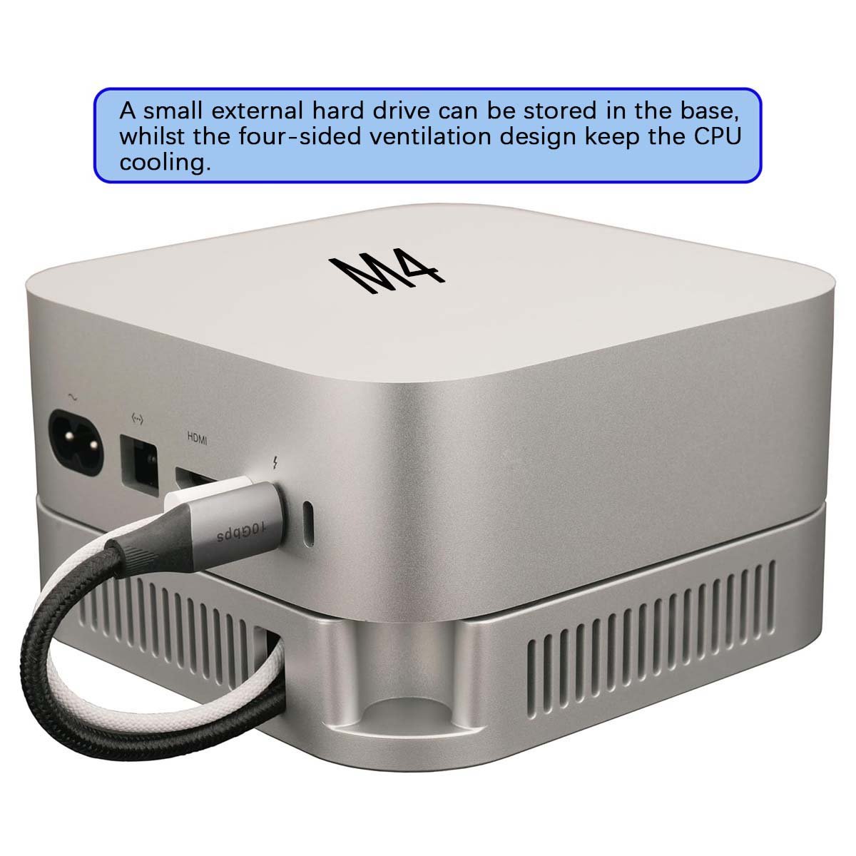 Soporte para Mac Mini M4/M4 Pr - Vertical Laptop Stand reseña y precio