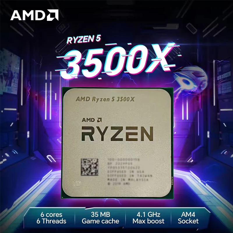 Procesador AMD Ryzen 5 R5 3500 - Amd Cpu Ryzen 5 reseña y precio