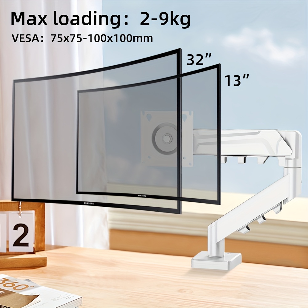 Brazo de Monitor único para pa - Desk Setup Monitor Arm reseña y precio