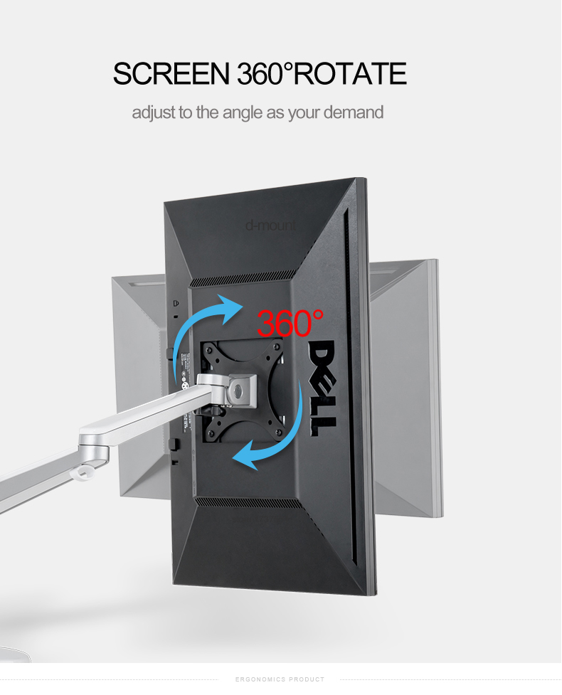 Soporte Multimedia para ordena - Desk Setup Monitor Arm reseña y precio