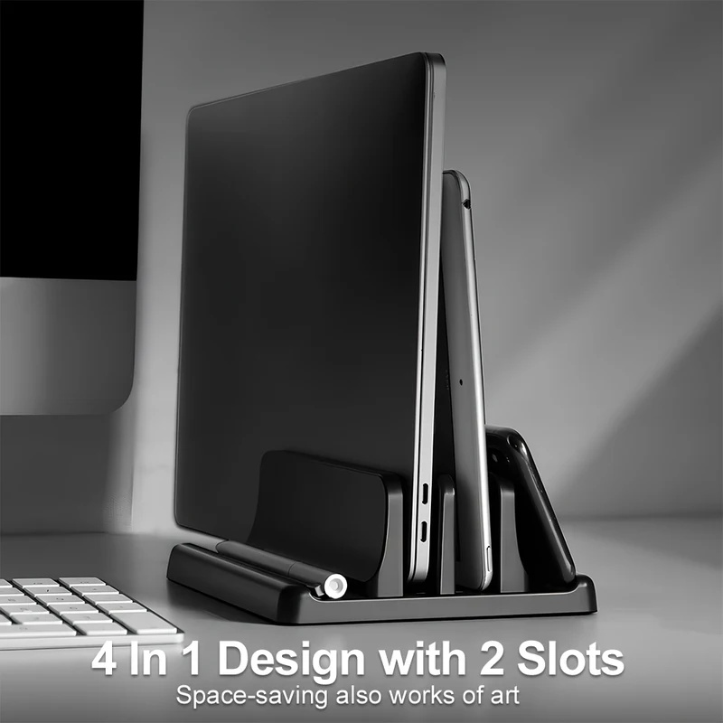 Soporte vertical para computad - Vertical Laptop Stand reseña y precio