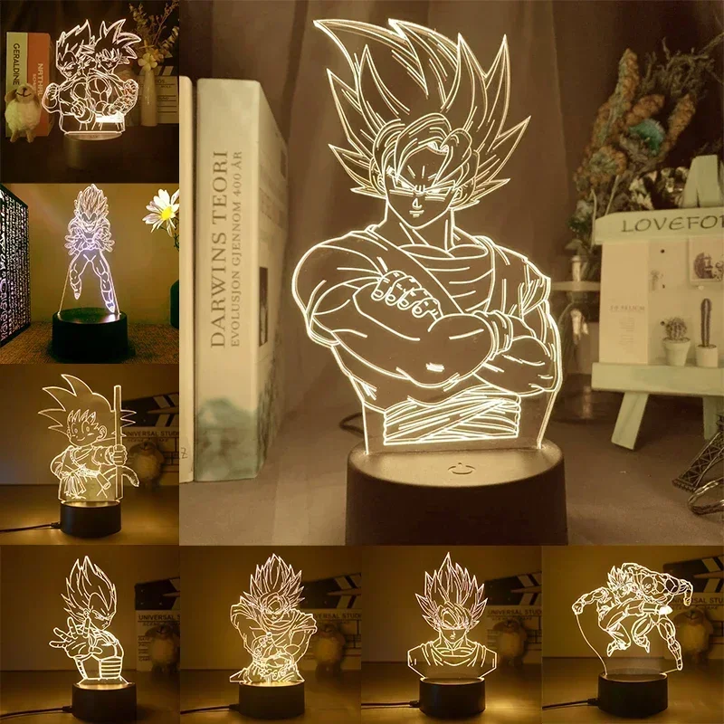 Dragon Ball Z Super Saiyan Veg - Desk Setup Lighting reseña y precio