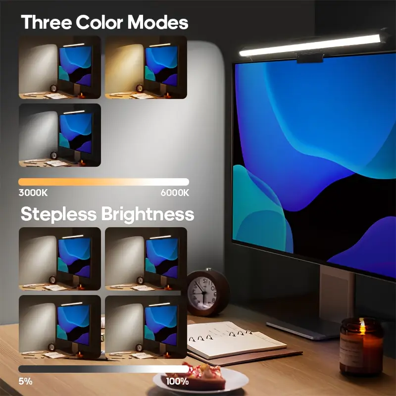Lámpara LED USB para Escritori - Desk Setup Lighting reseña y precio