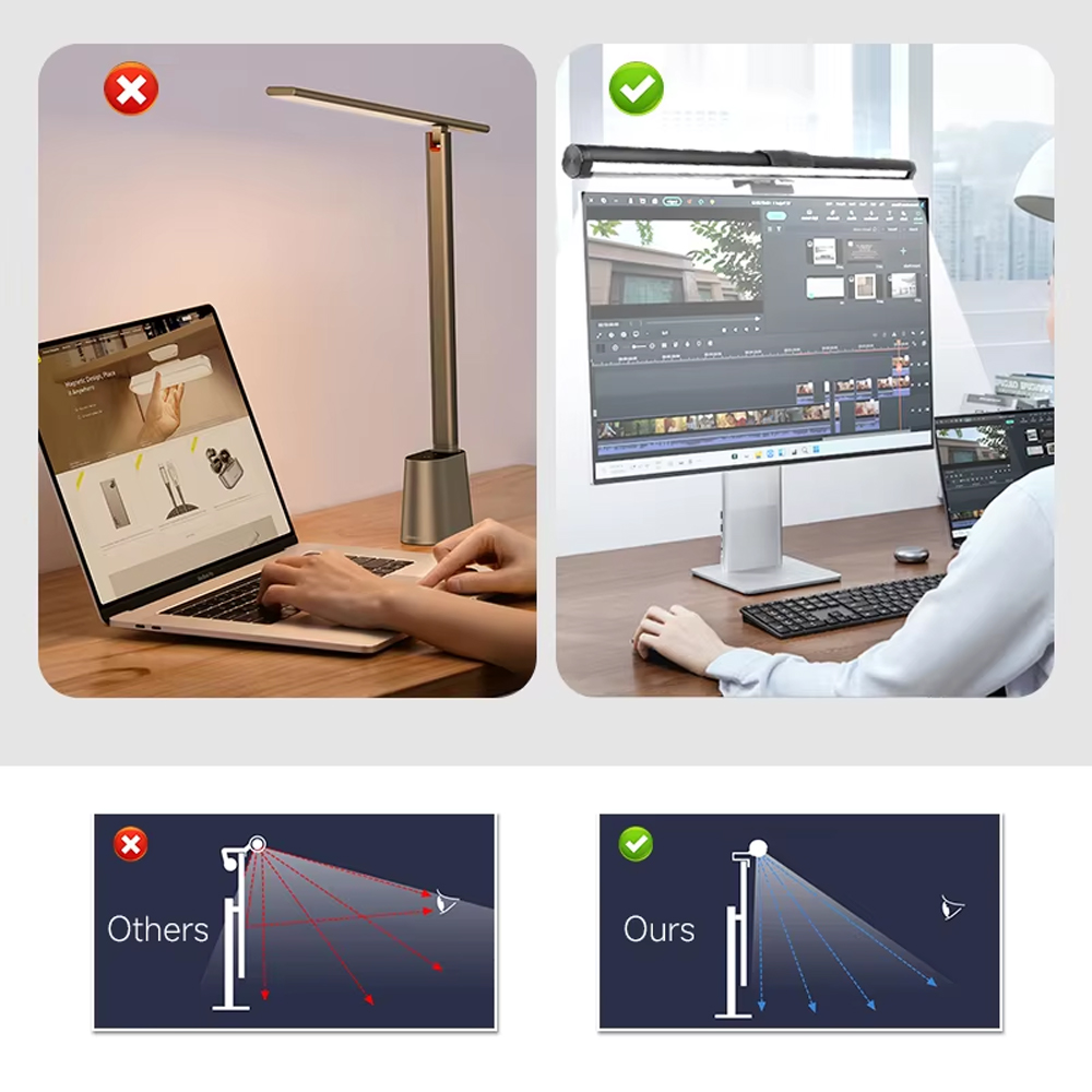 Barra de Luz LED para Monitor, - Desk Setup On Bed reseña y precio