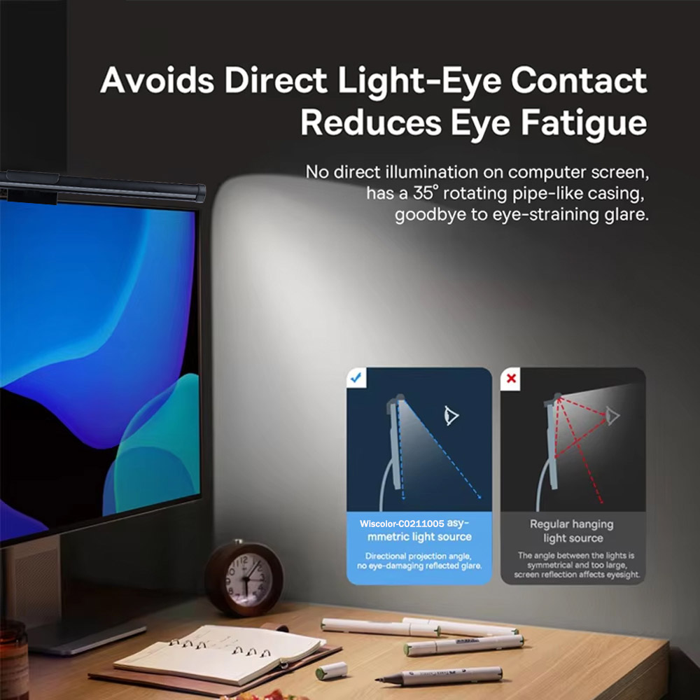 Wiscolor pantalla LED Monitor  - Desk Setup Lighting reseña y precio