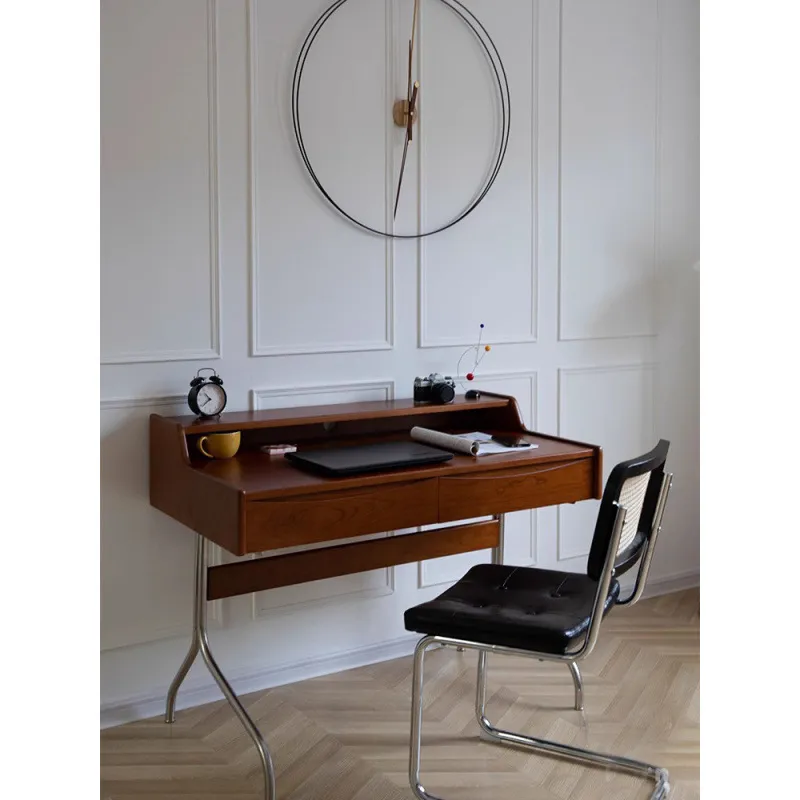 Escritorio Retro de Madera Mac - Desk Setup Study reseña y precio