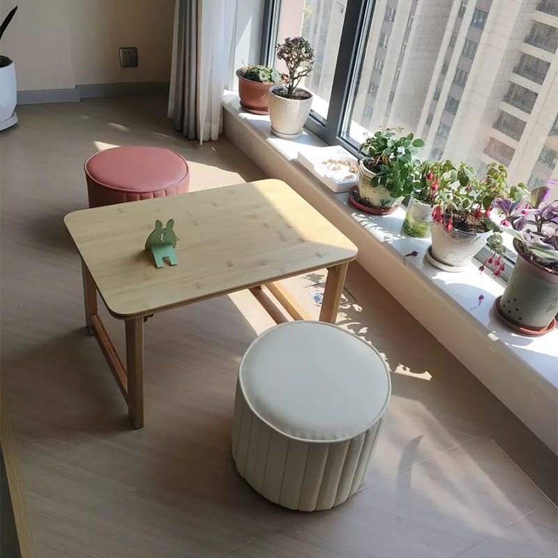 Mesa plegable de madera con ve - Desk Setup Japan reseña y precio