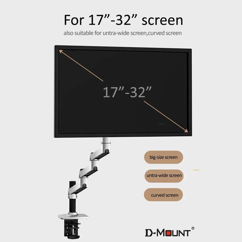 Soporte de Escritorio para Mon - Desk Setup Monitor Arm reseña y precio
