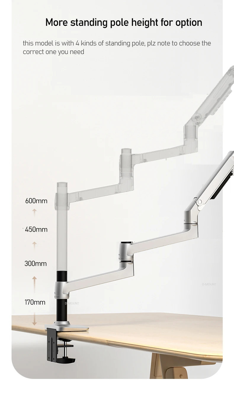 Soporte de Escritorio para Mon - Desk Setup Monitor Arm reseña y precio