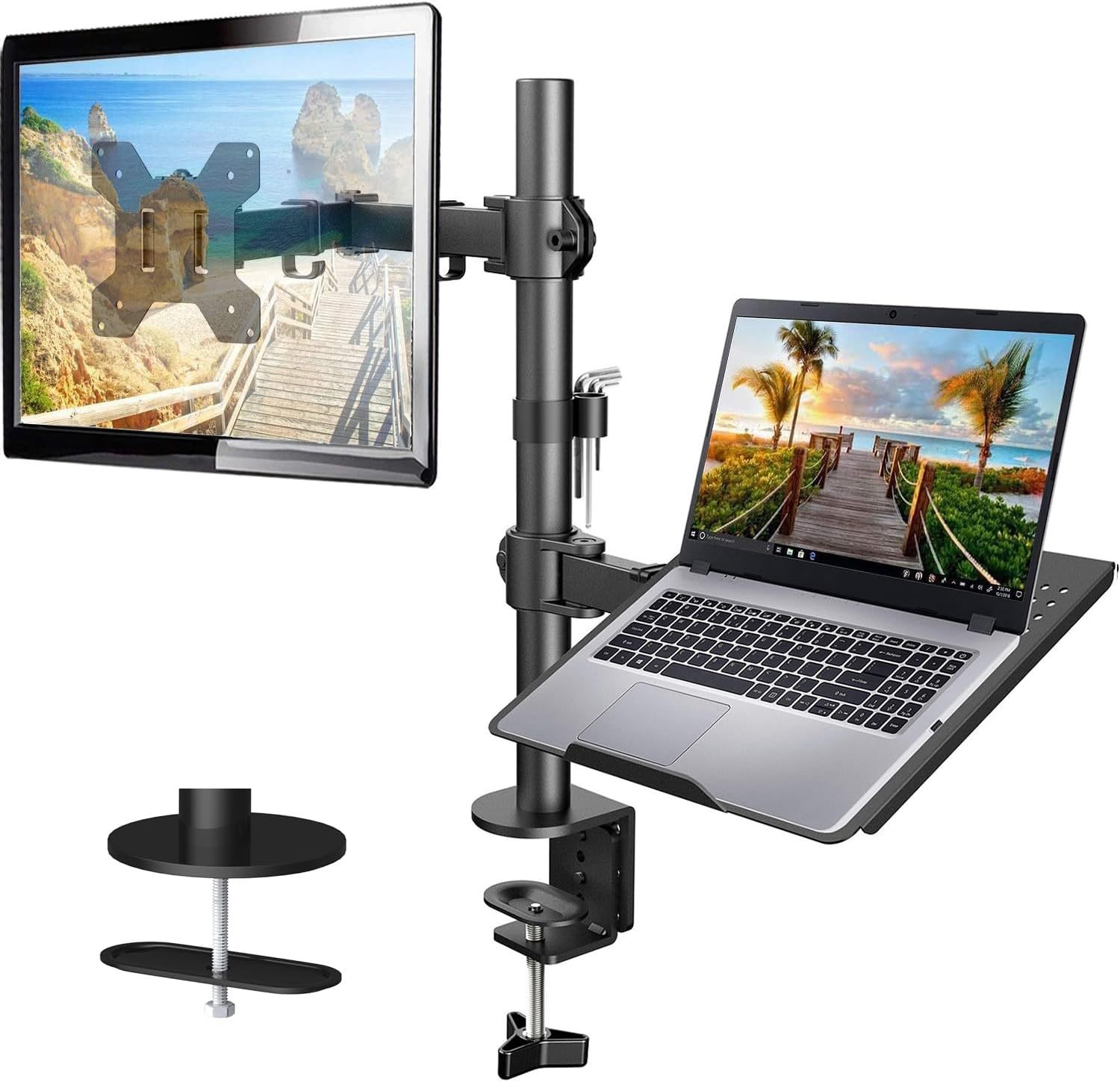 Soporte para Portátil DL-MD30L - Desk Setup Monitor Arm reseña y precio