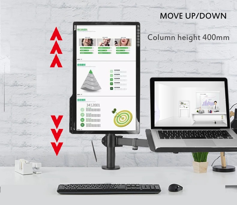 Soporte para Portátil DL-MD30L - Desk Setup Monitor Arm reseña y precio