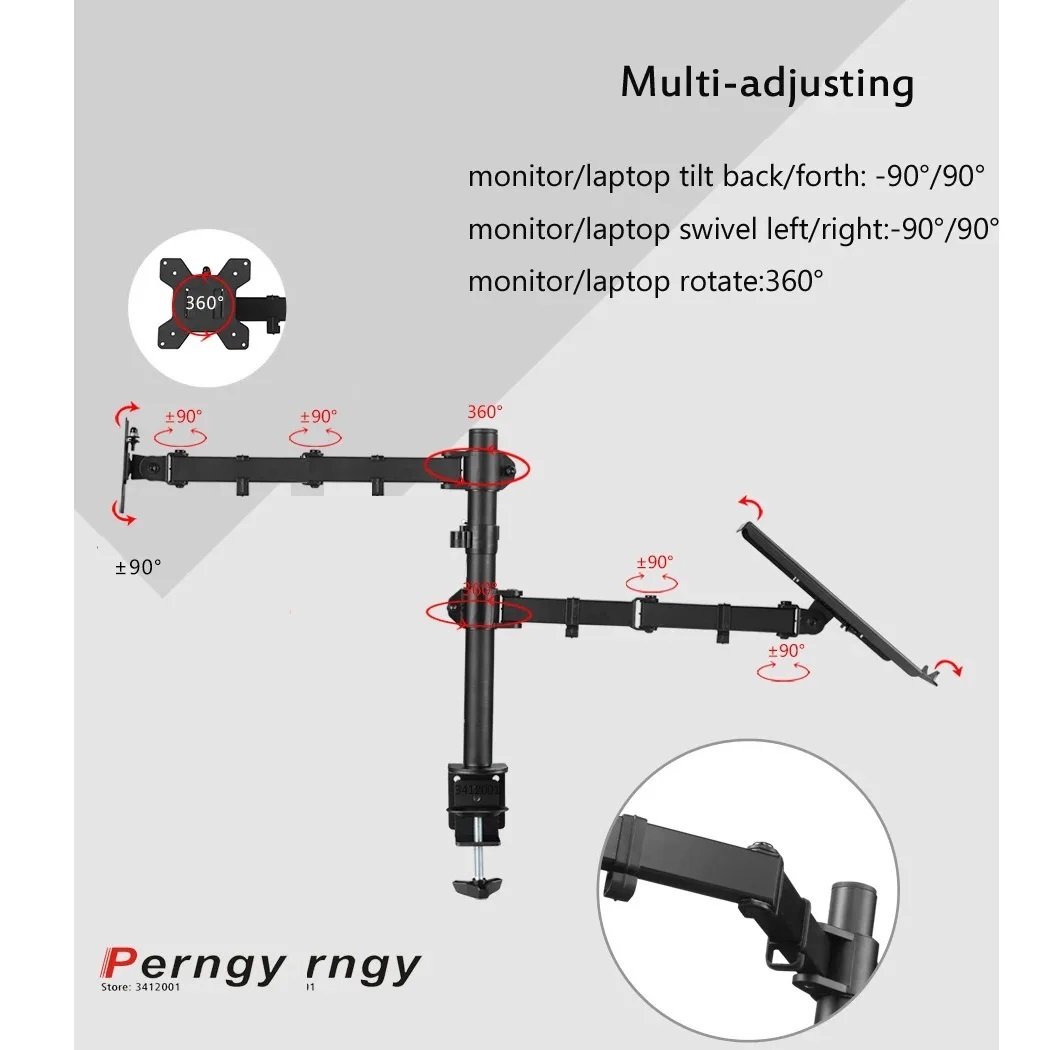 Soporte para Portátil DL-MD30L - Desk Setup Monitor Arm reseña y precio