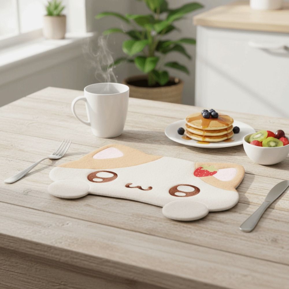 Lindo gatito japonés tapete de - Desk Setup Japan reseña y precio