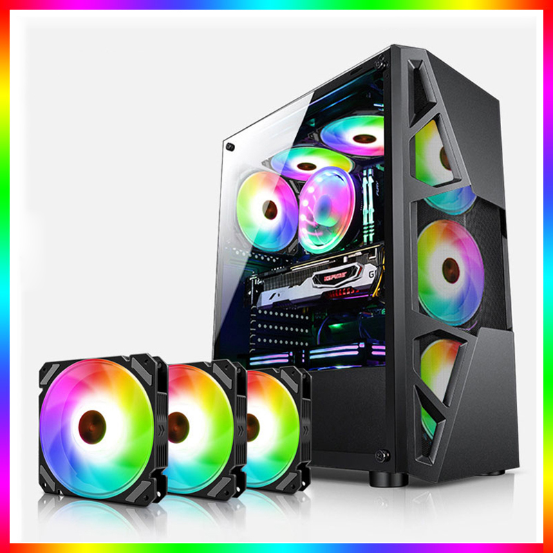 Ventilador de caja ARGB de 120 - Desk Setup Lighting reseña y precio