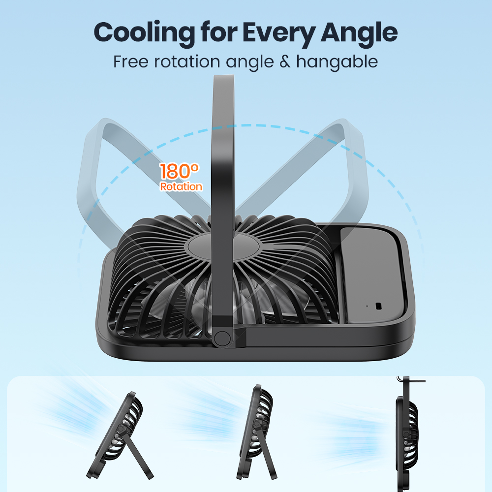 Warmco Mini ventilador USB ven - Desk Setup Gear reseña y precio