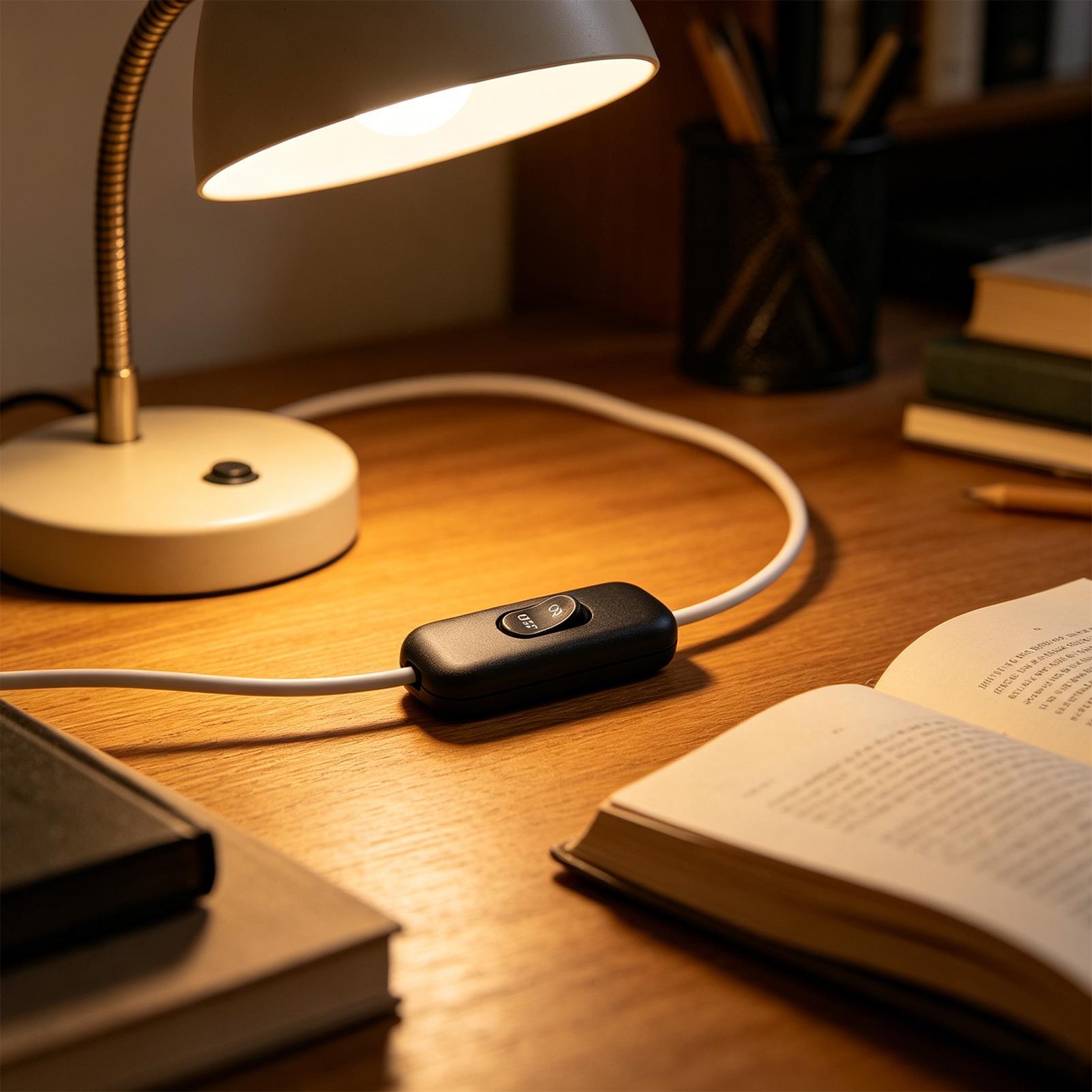 2 interruptores de cable en lí - Desk Setup On Bed reseña y precio