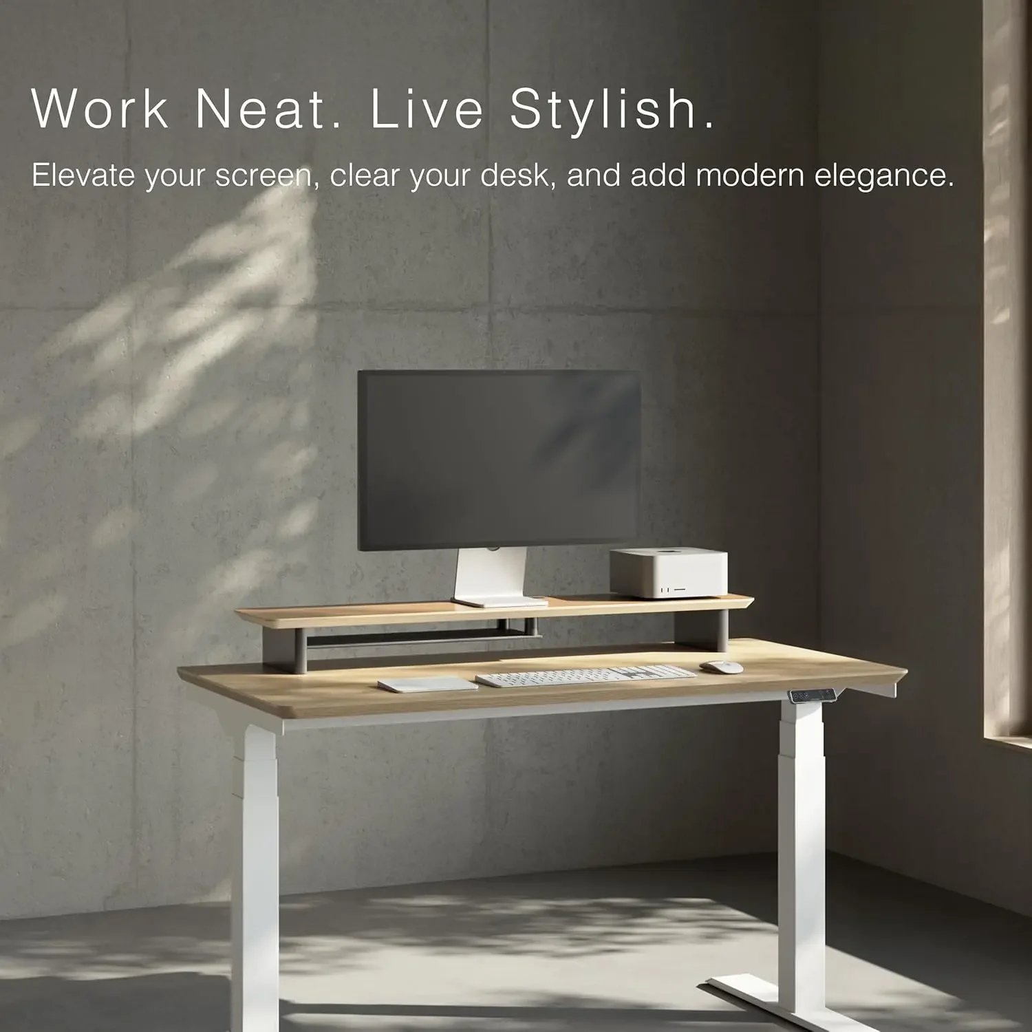 Escritorio ergonómico de dos n - Desk Setup Ergonomics reseña y precio