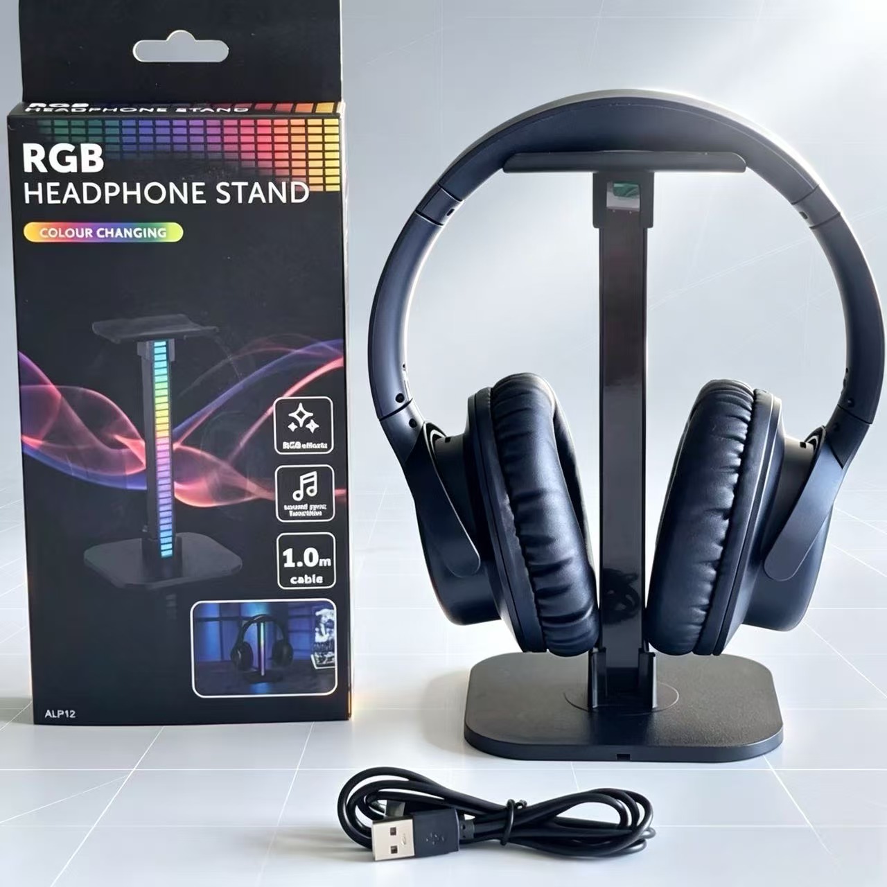 Soporte para Auriculares de Ju - Desk Setup Lighting reseña y precio